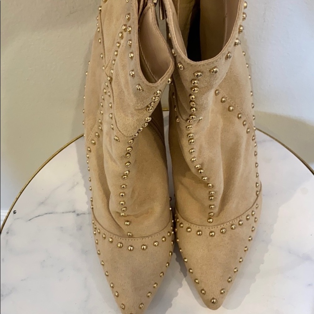 Tan Suede Booties - Picture 5 of 5